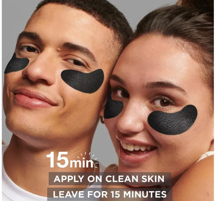 Garnier Charcoal Caffeine płatki pod oczy 2 sztuki