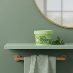 Garnier Fructis Hair Food odświeżająca maska do włosów suchych Kiwi Mentol 400 ml