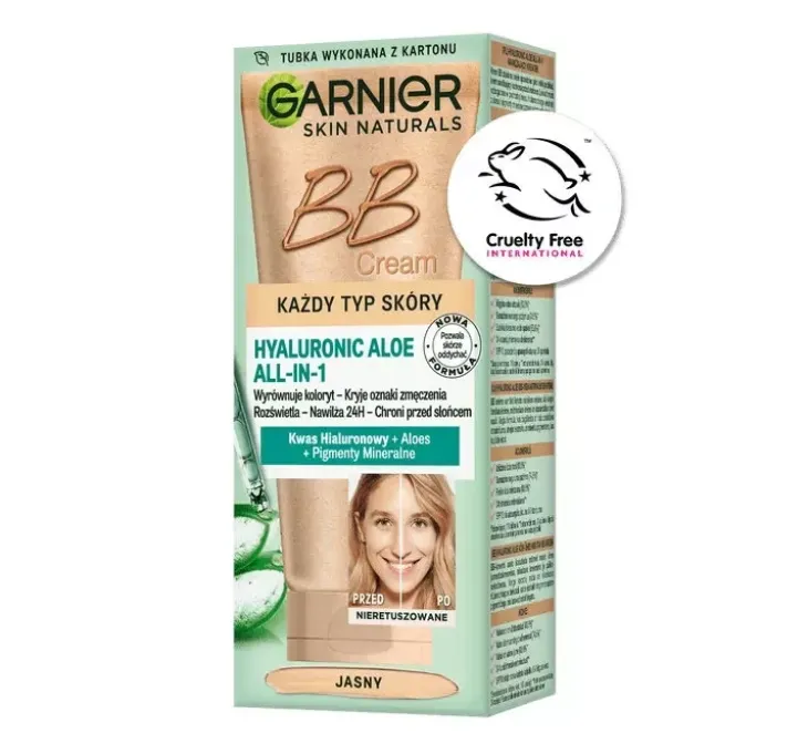 Garnier Hyaluronic Aloe all-in-1 nawilżający krem BB Light 50 ml