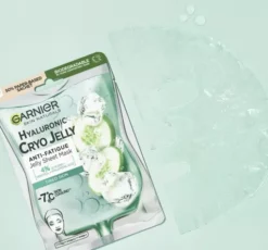 Garnier Hyaluronic Cryo Jelly nawilżająca żelowa maska na tkaninie z efektem chłodzenia 27 g