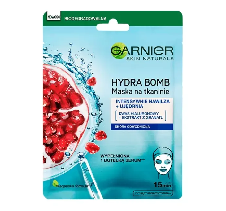 Garnier Hydra Bomb maska na tkaninie 1 sztuka