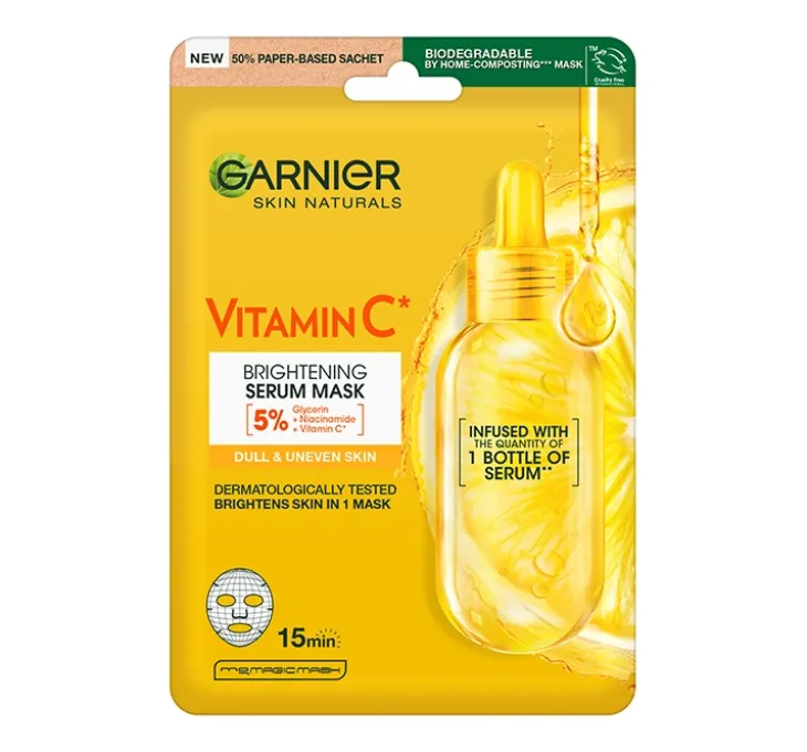 Garnier maska na tkaninie z witaminą C 1 sztuka