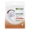 Garnier Nutri Bomb intensywnie odżywcza maseczka na tkaninie z mlekiem kokosowym 1 sztuka