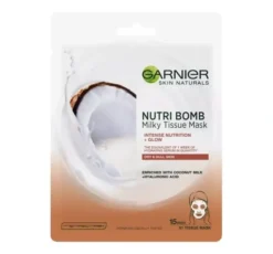 Garnier Nutri Bomb intensywnie odżywcza maseczka na tkaninie z mlekiem kokosowym 1 sztuka