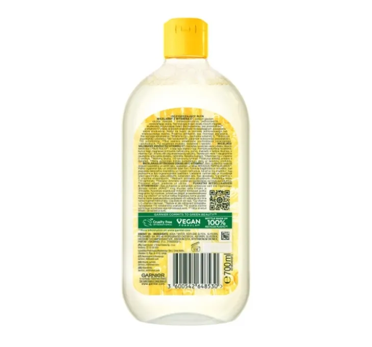 Garnier oczyszczający płyn micelarny z witaminą C 700 ml