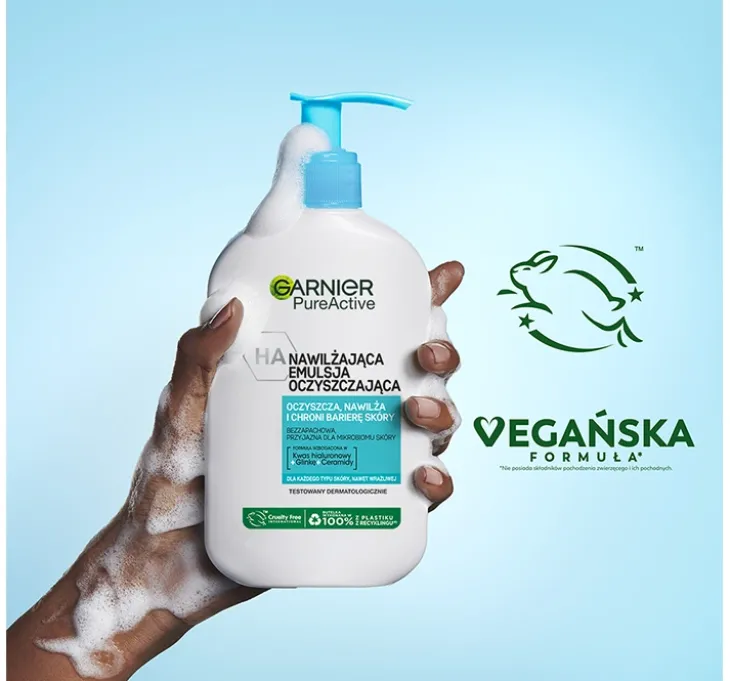Garnier Pure Active nawilżająca emulsja oczyszczająca 250 ml