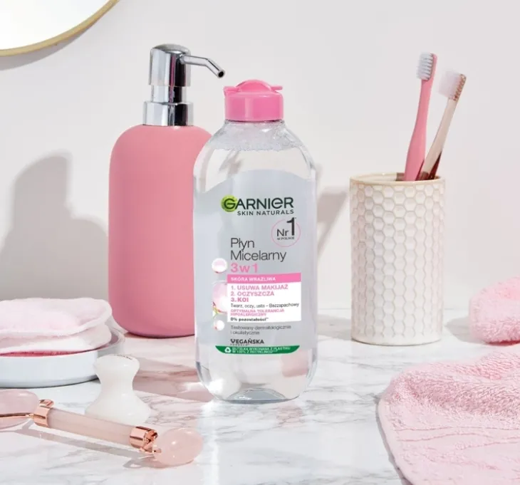 Garnier płyn micelarny 3w1 skóra wrażliwa 200 ml