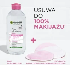 Garnier płyn micelarny 3w1 skóra wrażliwa 400 ml