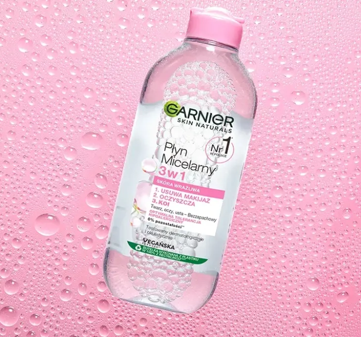 Garnier płyn micelarny 3w1 skóra wrażliwa 400 ml