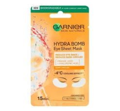 Garnier Skin Naturals Hydra Bomb płatki na tkaninie oczy 6 g