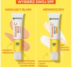 Garnier Vitamin C Daily UV rozświetlający fluid do twarzy SPF50+ Glow 40 ml