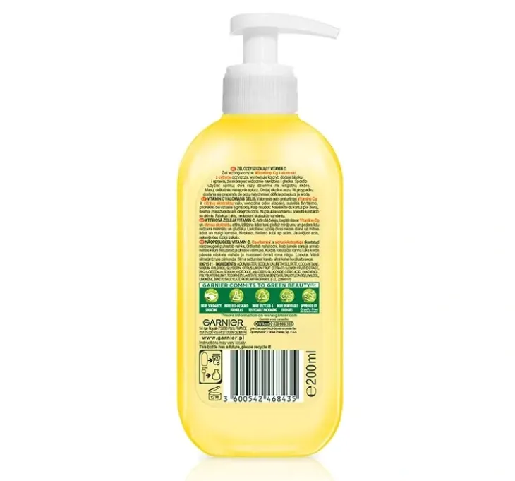 Garnier Vitamin C żel oczyszczający do twarzy 200 ml