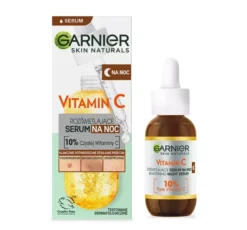 Garnier Vitamin C rozświetlające serum na noc 10% czystej witaminy C 30 ml
