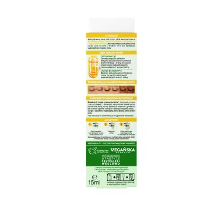 Garnier Vitamin C rozświetlający krem pod oczy 15 ml