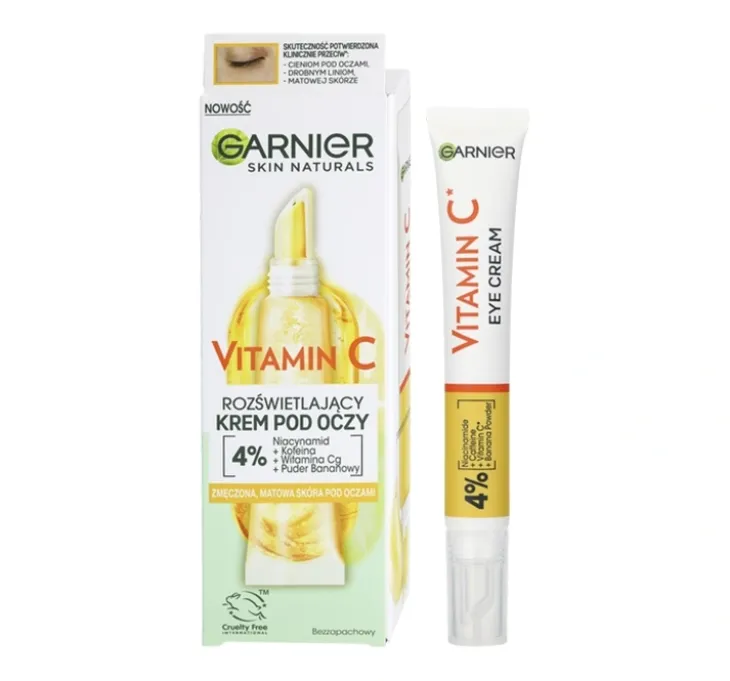 Garnier Vitamin C rozświetlający krem pod oczy 15 ml