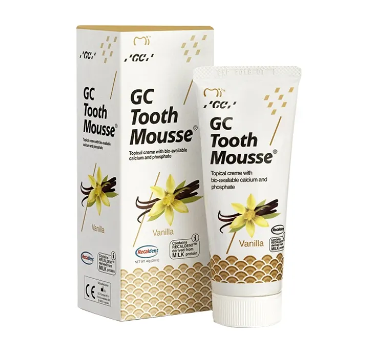 GC Tooth Mousse szkliwo w płynie pasta bez fluoru Wanilia 35ml