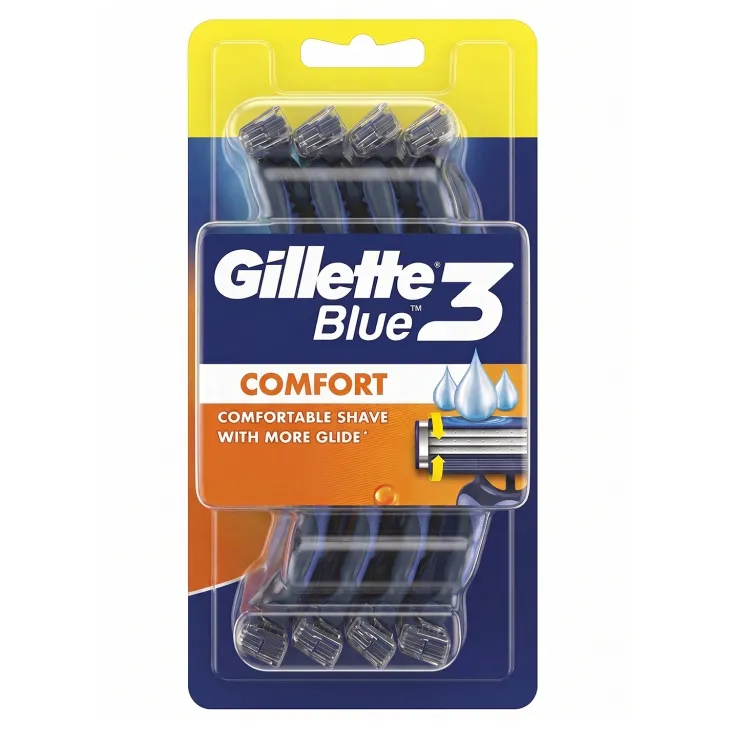 Gillette Blue 3 Comfort jednorazowe maszynki do golenia dla mężczyzn 8 sztuk