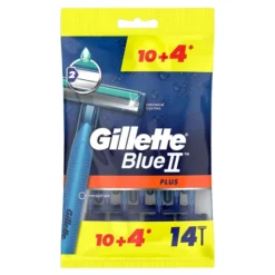 Gillette Blue II Plus jednorazowe maszynki do golenia dla mężczyzn 14 sztuk