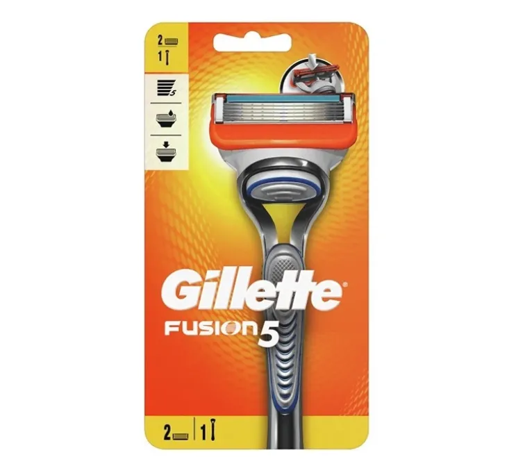 Gillette Fusion5 maszynka do golenia dla mężczyzn rączka + 2 wkłady