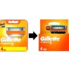 Gillette Fusion5 wkłady do maszynki do golenia dla mężczyzn 4 sztuki