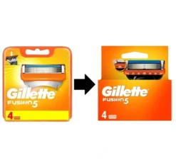 Gillette Fusion5 wkłady do maszynki do golenia dla mężczyzn 4 sztuki