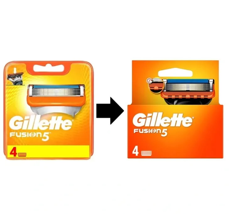 Gillette Fusion5 wkłady do maszynki do golenia dla mężczyzn 4 sztuki