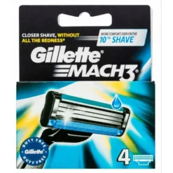 Gillette Mach3 Fresh Clean wkłady do maszynki do golenia dla mężczyzn 4 sztuki