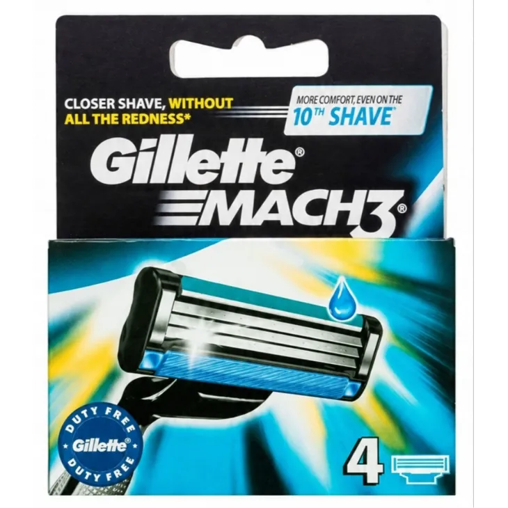 Gillette Mach3 Fresh Clean wkłady do maszynki do golenia dla mężczyzn 4 sztuki
