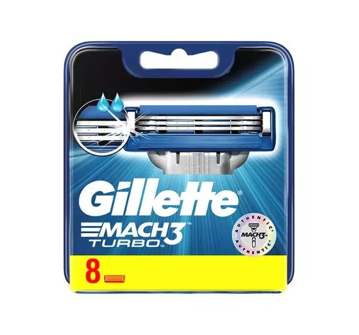 Gillette MACH3 Turbo wkłady do maszynki do golenia dla mężczyzn 8 sztuk