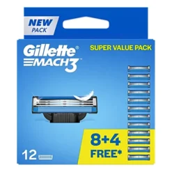 Gillette Mach3 wkłady do maszynki do golenia dla mężczyzn 12 sztuk