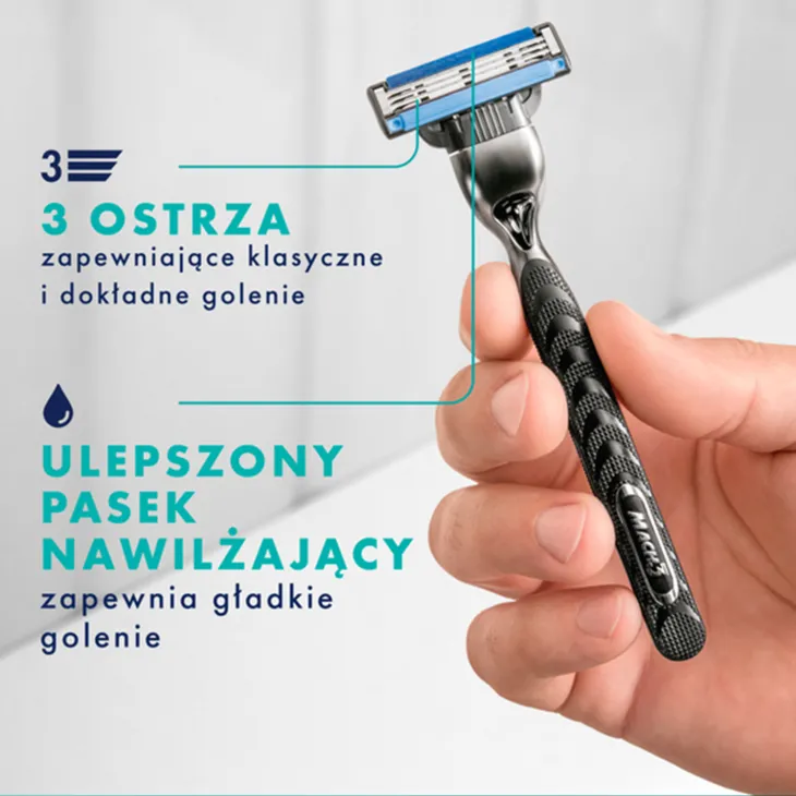 Gillette Mach3 wkłady do maszynki do golenia dla mężczyzn 12 sztuk