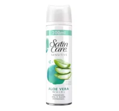 GILLETTE SATIN CARE ALOE VERA ŻEL DO GOLENIA DO SKÓRY WRAŻLIWEJ 200ML