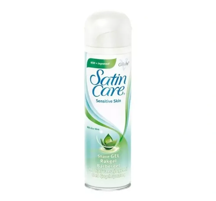 GILLETTE SATIN CARE ALOE VERA ŻEL DO GOLENIA DO SKÓRY WRAŻLIWEJ 200ML