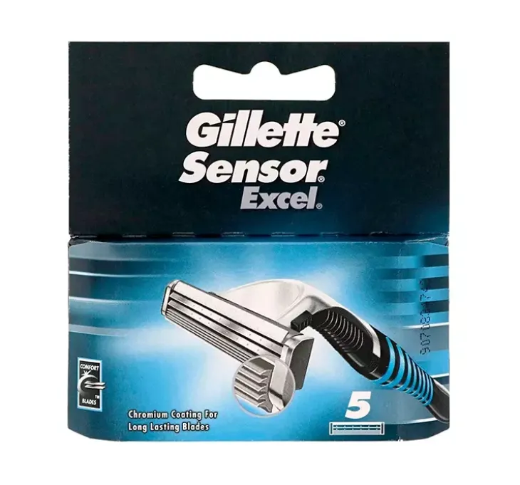 Gillette Sensor Excel wkłady do maszynki do golenia dla mężczyzn 5 sztuk