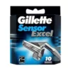 Gillette Sensor Excel wkłady do maszynki do golenia dla mężczyzn 10 sztuk