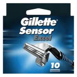 Gillette Sensor Excel wkłady do maszynki do golenia dla mężczyzn 10 sztuk