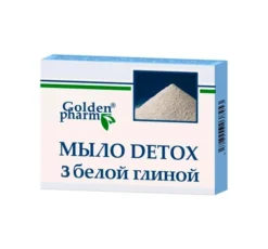 GoldenPharm Detox mydło w kostce z białą glinką 70g