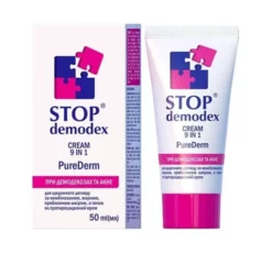 GoldenPharm Stop Demodex PureDerm krem do twarzy 9w1 50ml