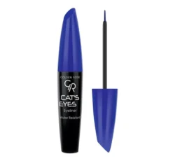 Golden Rose Cat's Eyes wodoodporny eyeliner Matte Blue 6 ml