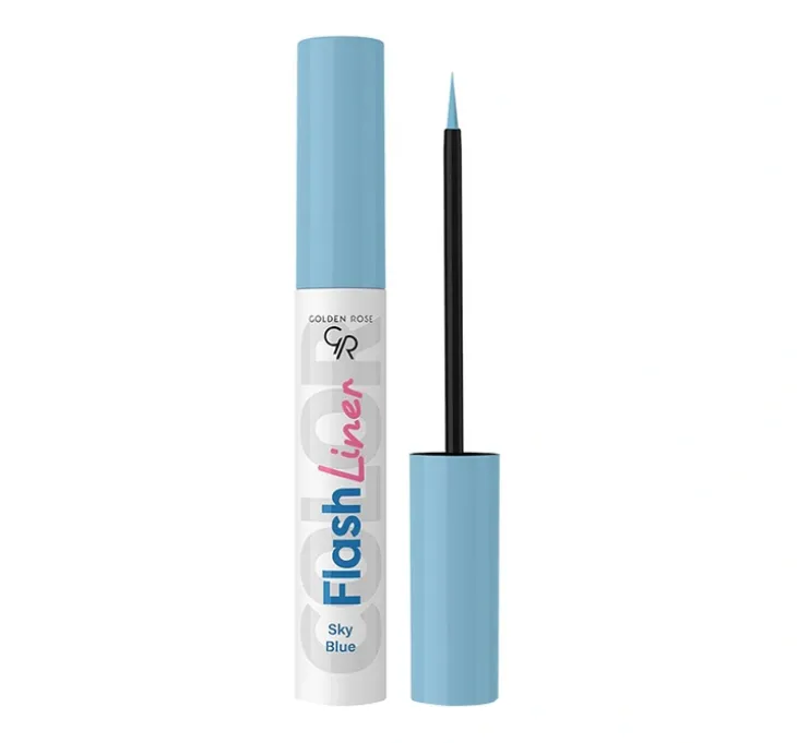 Golden Rose Flash Liner eyeliner w płynie 103 Sky Blue 3,5 ml