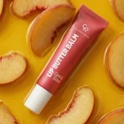 Golden Rose Lip Butter Balm Care&Gloss nawilżająco-odżywczy balsam do ust z peptydami 07 Peachy Glow 13,5 ml