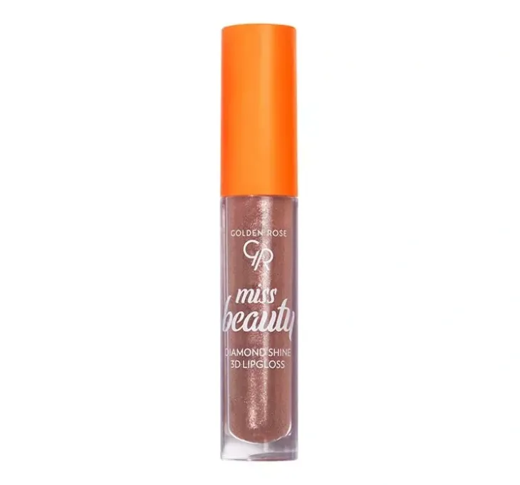 Golden Rose Miss Beauty Diamond Shine 3D błyszczyk do ust 03 Sunkissed 4,5 ml