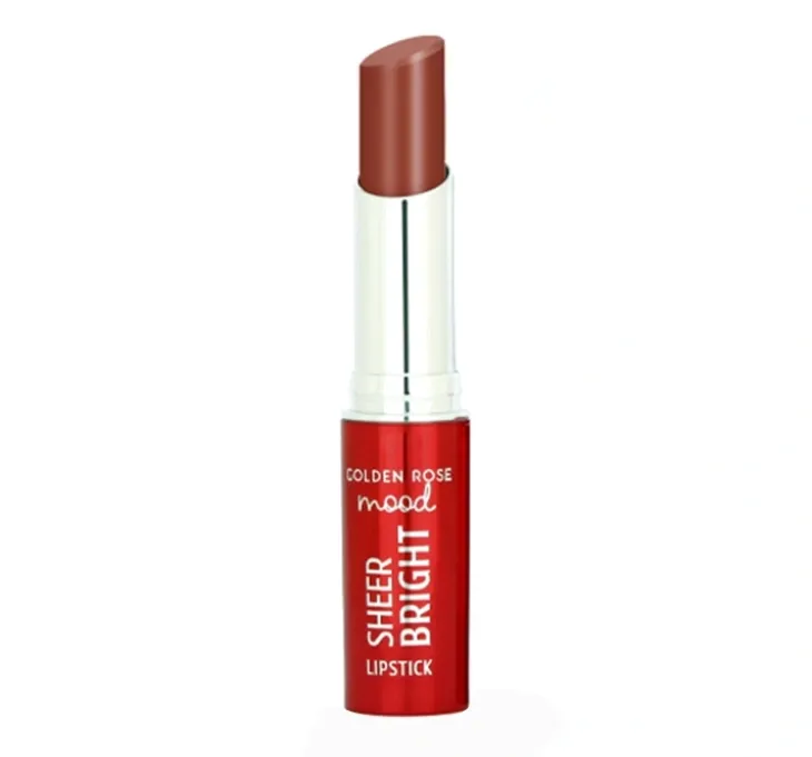 Golden Rose Mood Sheer Bright błyszcząca pomadka w sztyfcie 105 Hazelnut 3,3 g