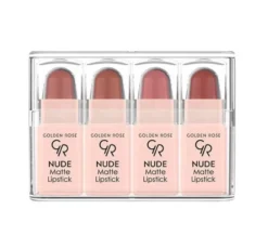 Golden Rose Nude Look zestaw 4 matowych mini pomadek do ust mix 4 g
