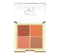 Golden Rose Quattro paleta cieni do powiek 05 Red Brick 4 x 2,2 g