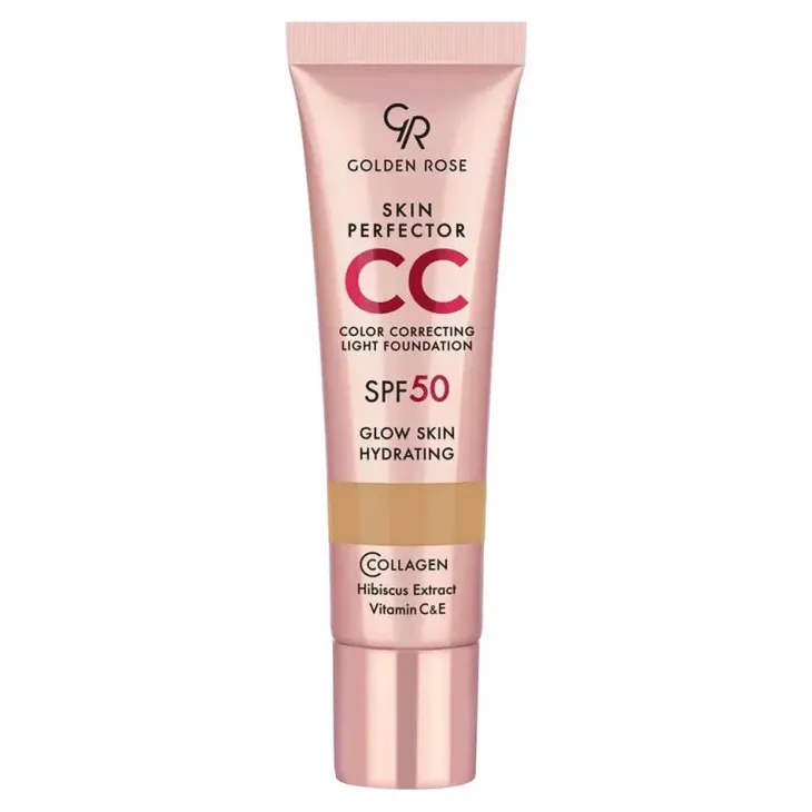 Golden Rose Skin Perfector CC Light Foundation lekki podkład korygujący do twarzy SPF50 103 Nude 30 ml