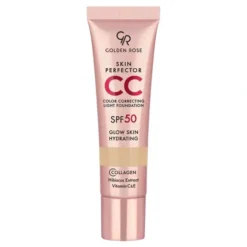 Golden Rose Skin Perfector CC Light Foundation lekki podkład korygujący do twarzy SPF50 101 Beige 30 ml