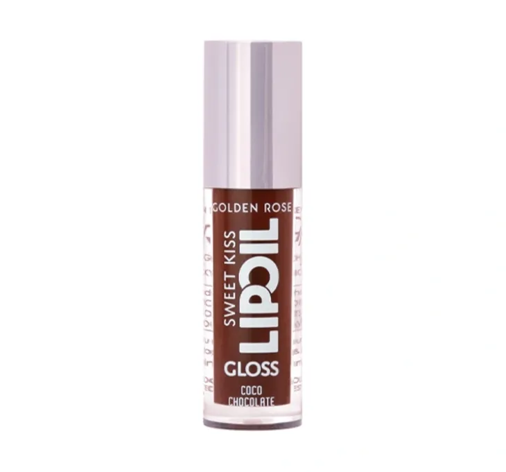 Golden Rose Sweet Kiss Lip Oil Gloss olejek do ust z efektem błyszczyka 06 Coco Chocolate 4,7 ml