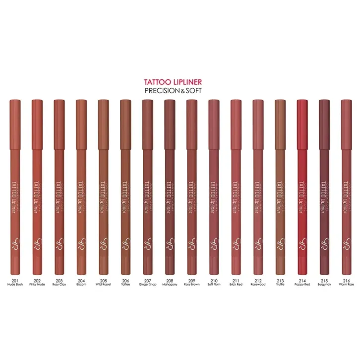 Golden Rose Tattoo Lipliner wodoodporna konturówka do ust 211 Brick Red 1,2 g