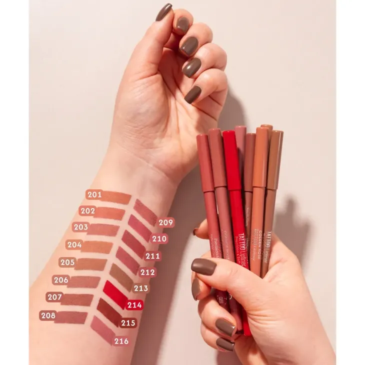 Golden Rose Tattoo Lipliner wodoodporna konturówka do ust 211 Brick Red 1,2 g